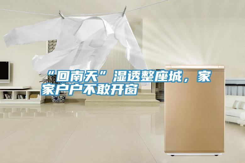 “回南天”濕透整座城，家家戶戶不敢開窗