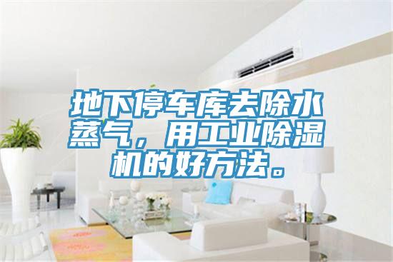 地下停車(chē)庫(kù)去除水蒸氣，用工業(yè)除濕機(jī)的好方法。