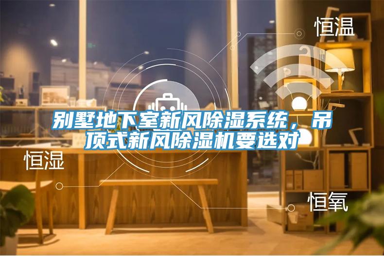 別墅地下室新風除濕系統(tǒng)，吊頂式新風除濕機要選對