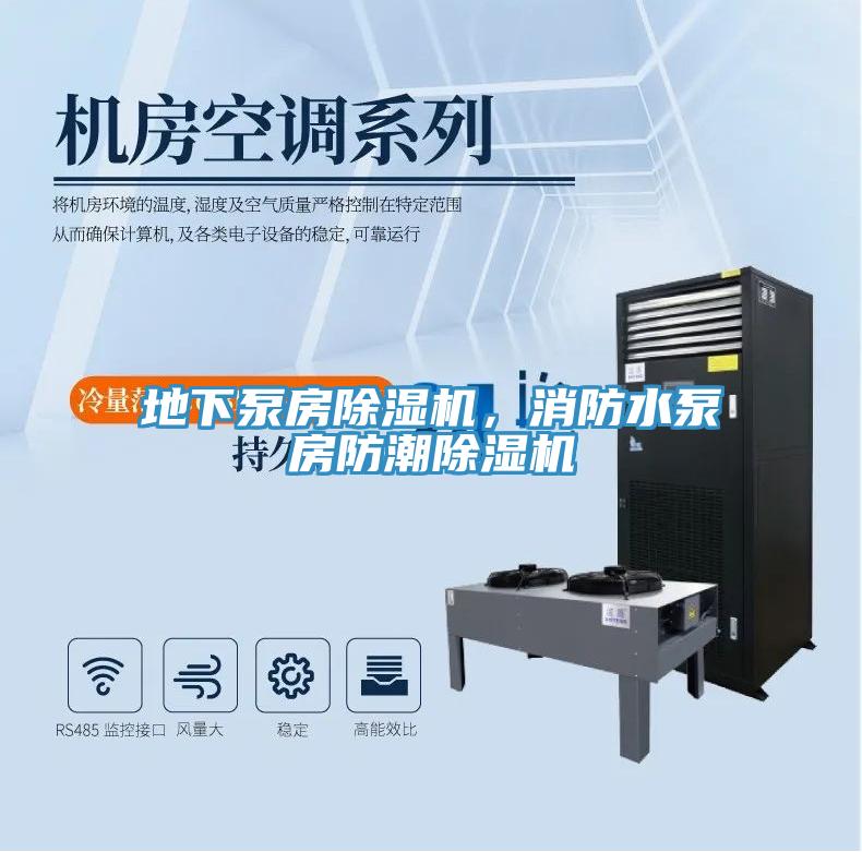 地下泵房除濕機，消防水泵房防潮除濕機