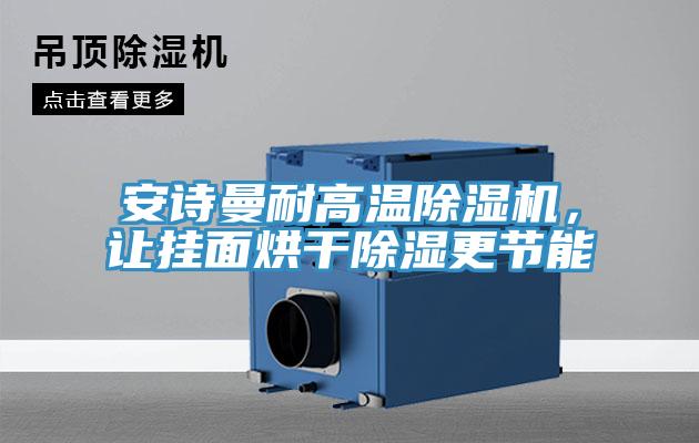 安詩曼耐高溫除濕機，讓掛面烘干除濕更節(jié)能