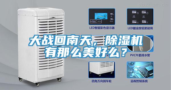 大戰(zhàn)回南天，除濕機有那么美好么？