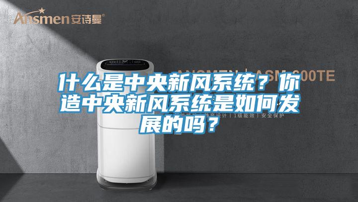 什么是中央新風(fēng)系統(tǒng)？你造中央新風(fēng)系統(tǒng)是如何發(fā)展的嗎？