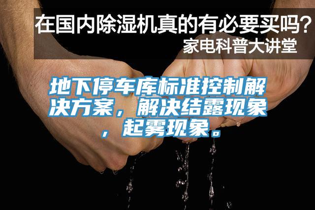 地下停車(chē)庫(kù)標(biāo)準(zhǔn)控制解決方案，解決結(jié)露現(xiàn)象，起霧現(xiàn)象。