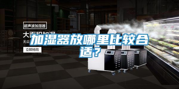 加濕器放哪里比較合適？