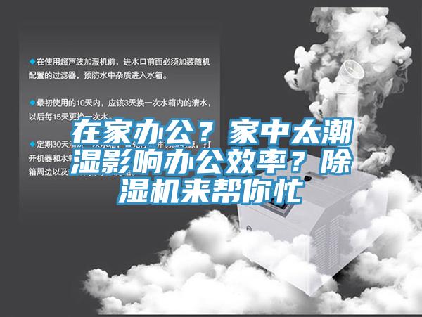在家辦公？家中太潮濕影響辦公效率？除濕機來幫你忙
