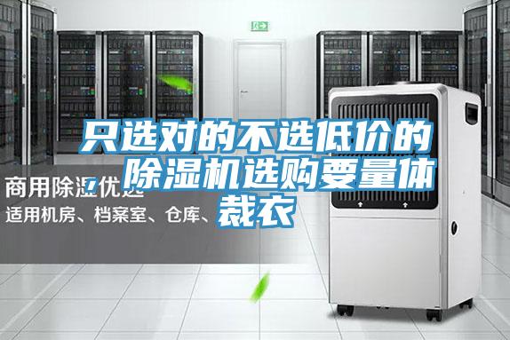 只選對的不選低價的，除濕機選購要量體裁衣