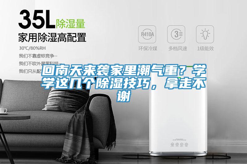 回南天來襲家里潮氣重？學(xué)學(xué)這幾個(gè)除濕技巧，拿走不謝