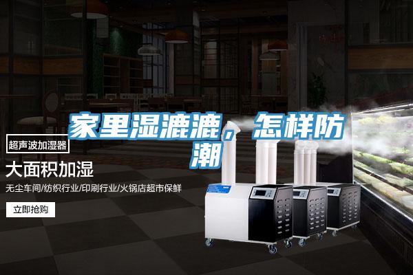 家里濕漉漉，怎樣防潮