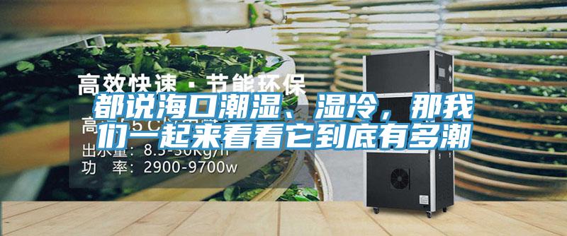 都說?？诔睗?、濕冷，那我們一起來看看它到底有多潮