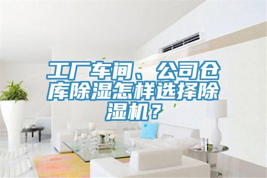 工廠車間、公司倉庫除濕怎樣選擇除濕機？