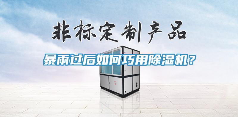 暴雨過(guò)后如何巧用除濕機(jī)？