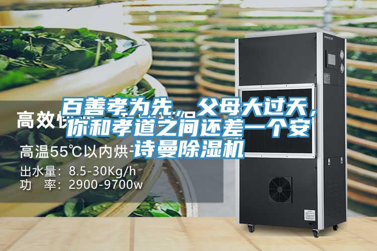 百善孝為先，父母大過天，你和孝道之間還差一個安詩曼除濕機