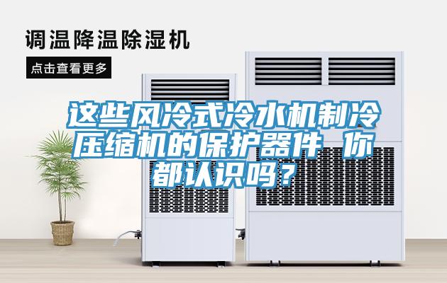 這些風冷式冷水機制冷壓縮機的保護器件 你都認識嗎？
