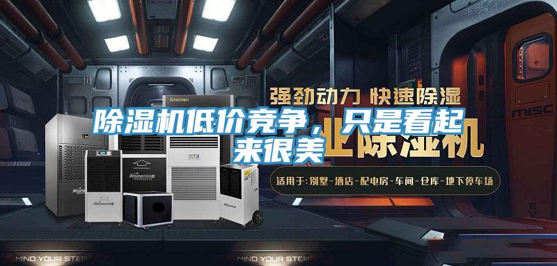 除濕機低價競爭，只是看起來很美
