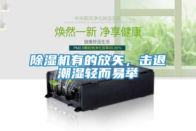 除濕機有的放矢，擊退潮濕輕而易舉