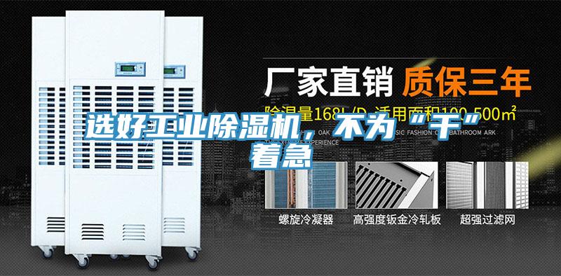 選好工業(yè)除濕機(jī)，不為“干”著急