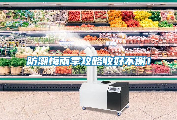 防潮梅雨季攻略收好不謝！