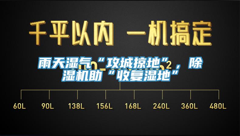 雨天濕氣“攻城掠地”，除濕機助“收復(fù)濕地”