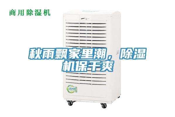 秋雨飄家里潮，除濕機保干爽