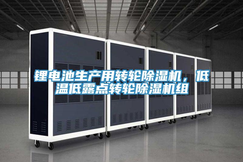 鋰電池生產(chǎn)用轉(zhuǎn)輪除濕機，低溫低露點轉(zhuǎn)輪除濕機組