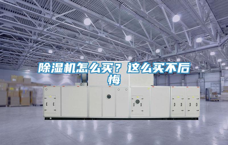 除濕機怎么買？這么買不后悔