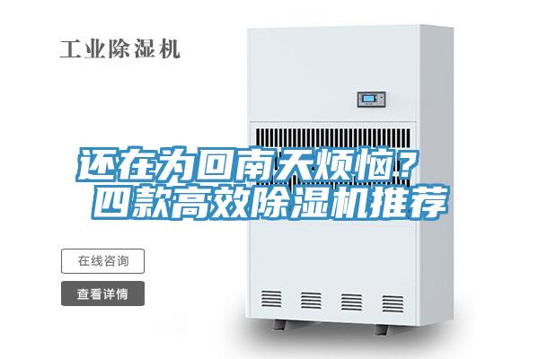 還在為回南天煩惱？ 四款高效除濕機推薦