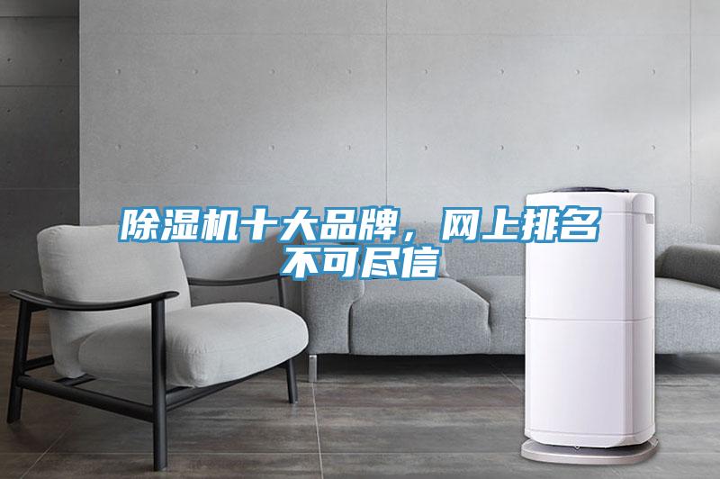 除濕機(jī)十大品牌，網(wǎng)上排名不可盡信