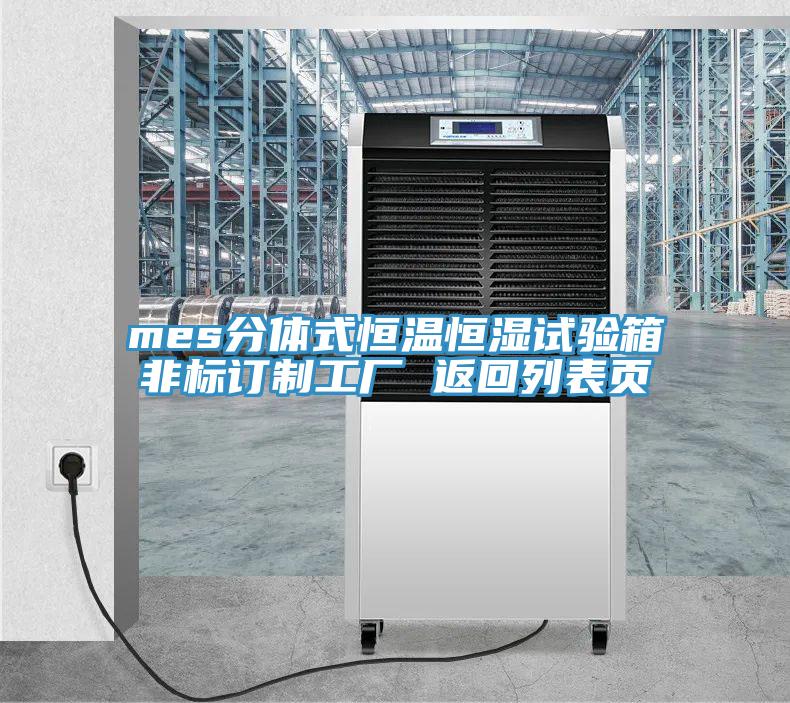 mes分體式恒溫恒濕試驗(yàn)箱非標(biāo)訂制工廠 返回列表頁