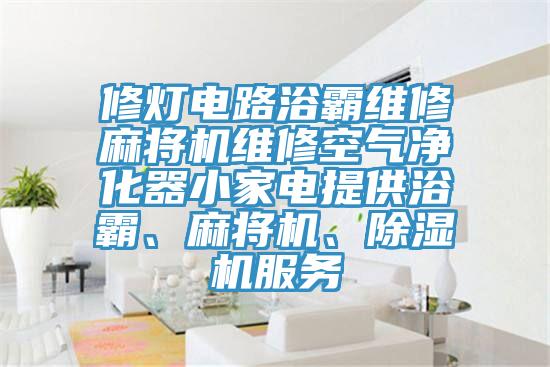修燈電路浴霸維修麻將機(jī)維修空氣凈化器小家電提供浴霸、麻將機(jī)、除濕機(jī)服務(wù)