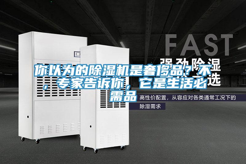 你以為的除濕機(jī)是奢侈品？不，專家告訴你，它是生活必需品