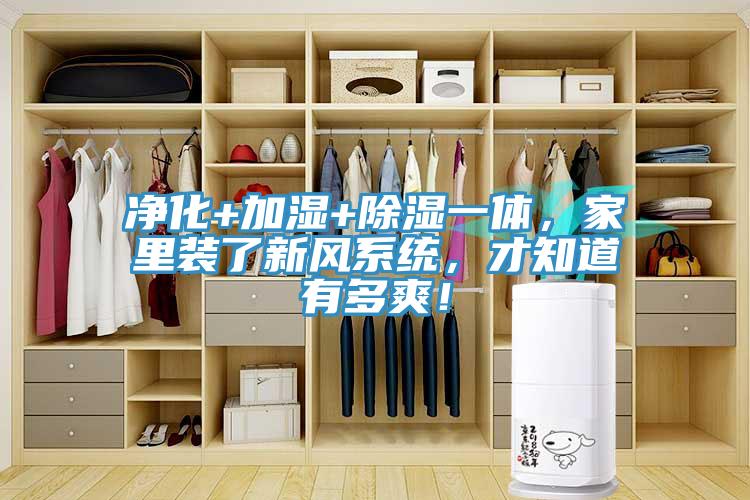 凈化+加濕+除濕一體，家里裝了新風(fēng)系統(tǒng)，才知道有多爽！