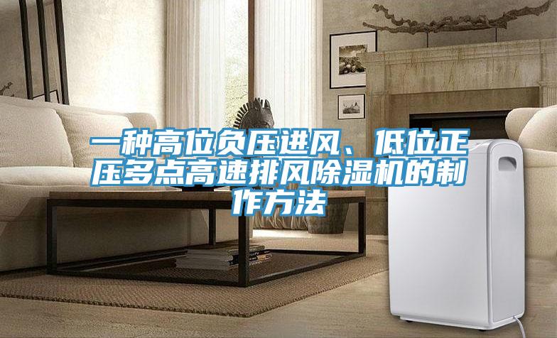 一種高位負(fù)壓進(jìn)風(fēng)、低位正壓多點(diǎn)高速排風(fēng)除濕機(jī)的制作方法