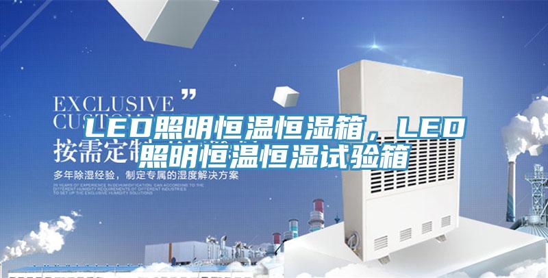 LED照明恒溫恒濕箱，LED照明恒溫恒濕試驗(yàn)箱