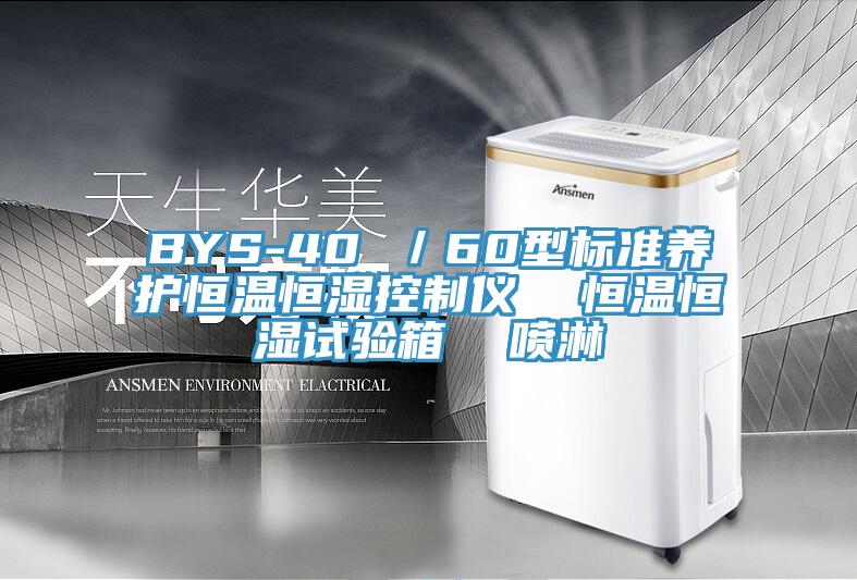 BYS-40 ／60型標準養(yǎng)護恒溫恒濕控制儀  恒溫恒濕試驗箱  噴淋