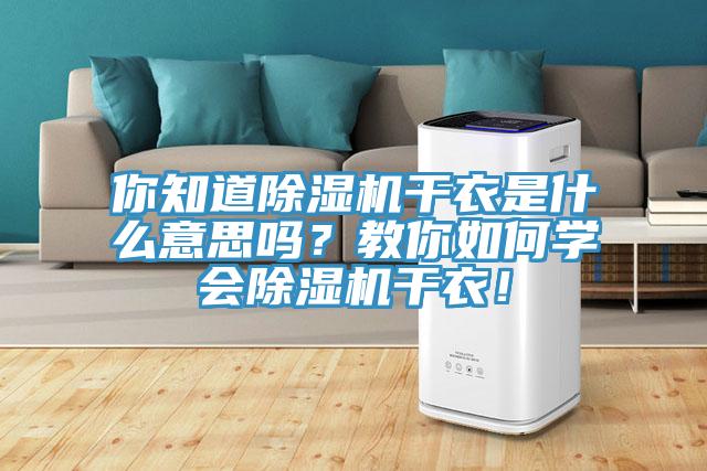 你知道除濕機(jī)干衣是什么意思嗎？教你如何學(xué)會(huì)除濕機(jī)干衣！