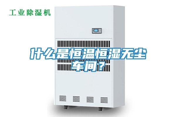 什么是恒溫恒濕無塵車間？