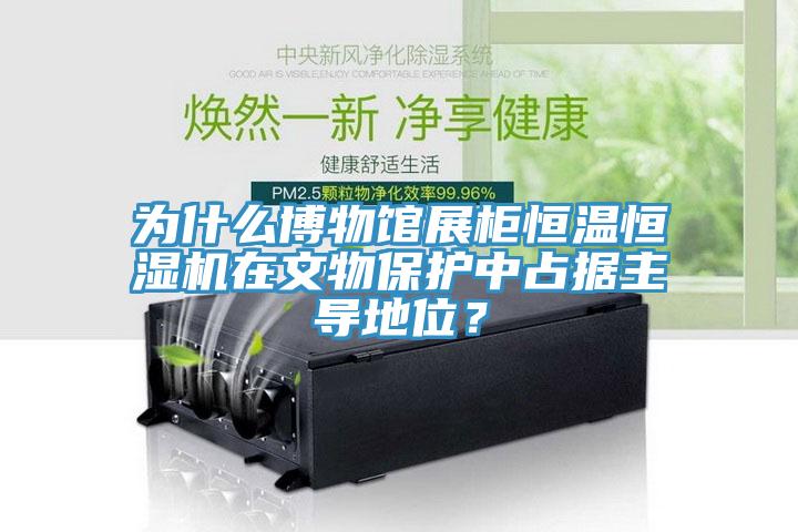 為什么博物館展柜恒溫恒濕機(jī)在文物保護(hù)中占據(jù)主導(dǎo)地位？