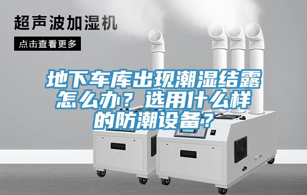 地下車庫(kù)出現(xiàn)潮濕結(jié)露怎么辦？選用什么樣的防潮設(shè)備？