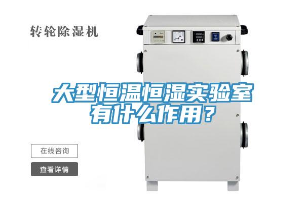 大型恒溫恒濕實(shí)驗(yàn)室有什么作用？