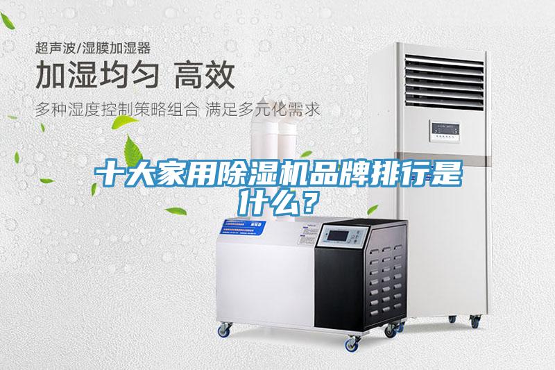 十大家用除濕機(jī)品牌排行是什么？