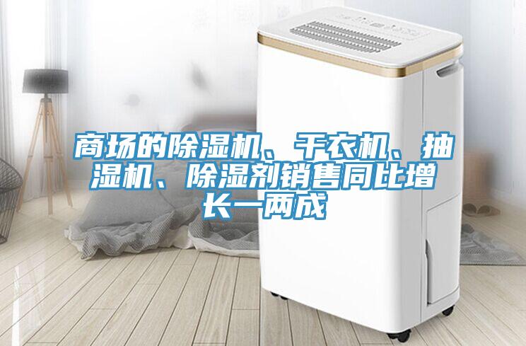 商場(chǎng)的除濕機(jī)、干衣機(jī)、抽濕機(jī)、除濕劑銷售同比增長(zhǎng)一兩成