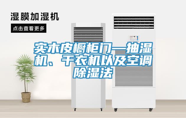 實(shí)木皮櫥柜門—抽濕機(jī)、干衣機(jī)以及空調(diào)除濕法