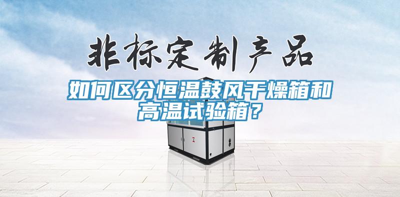 如何區(qū)分恒溫鼓風(fēng)干燥箱和高溫試驗(yàn)箱？