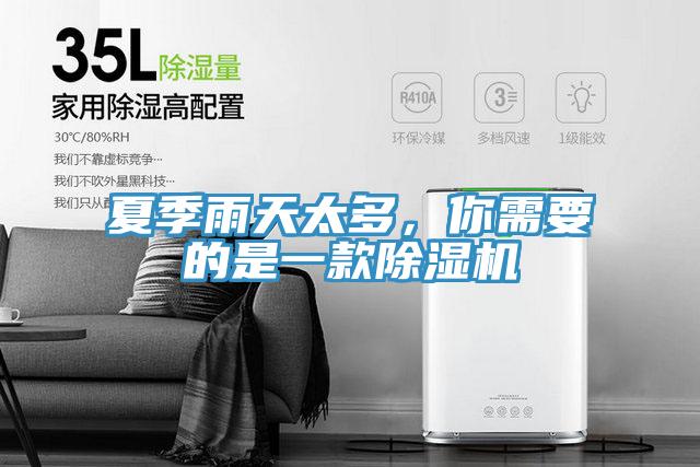 夏季雨天太多，你需要的是一款除濕機