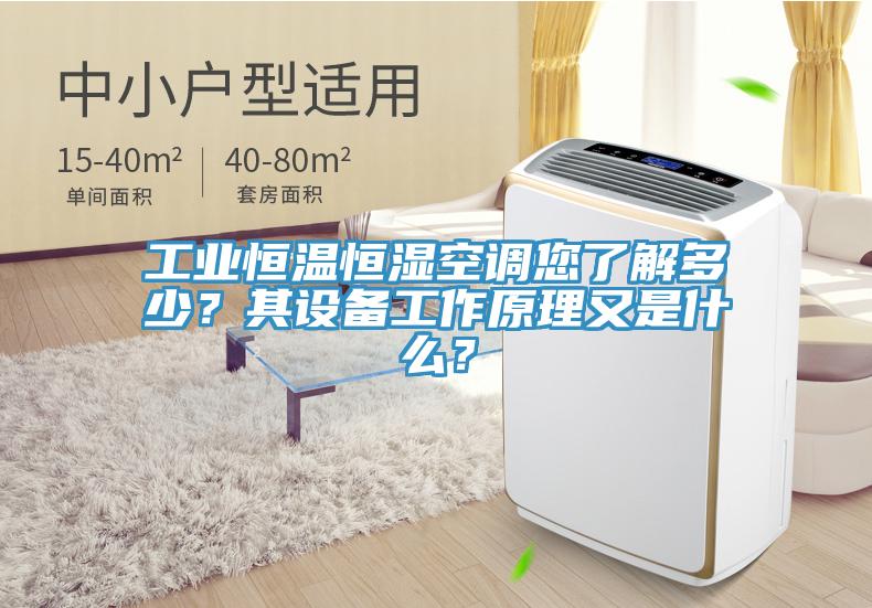 工業(yè)恒溫恒濕空調(diào)您了解多少？其設(shè)備工作原理又是什么？