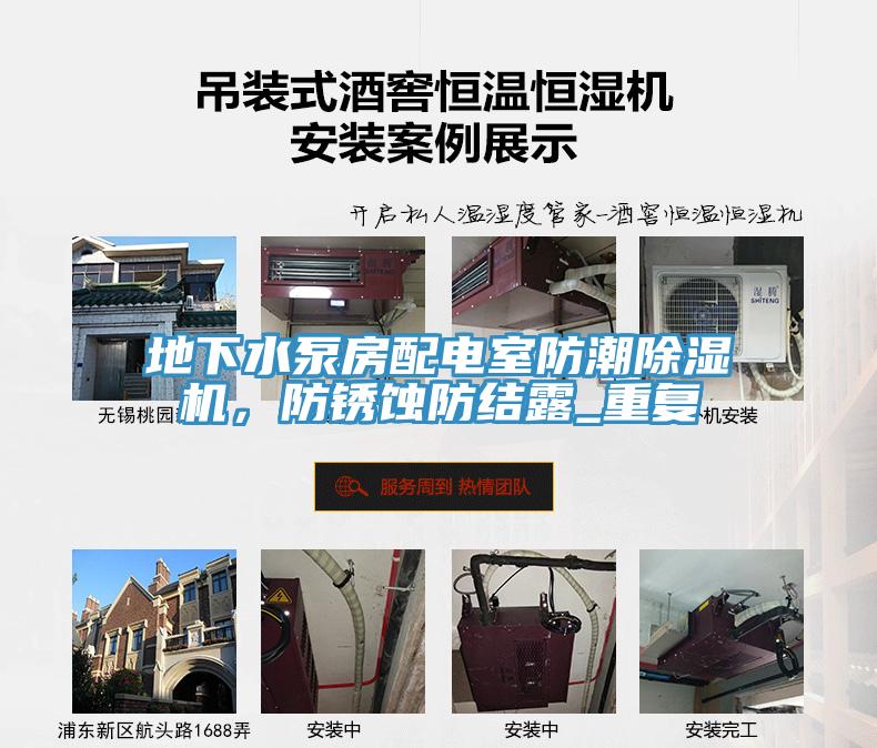 地下水泵房配電室防潮除濕機(jī)，防銹蝕防結(jié)露_重復(fù)