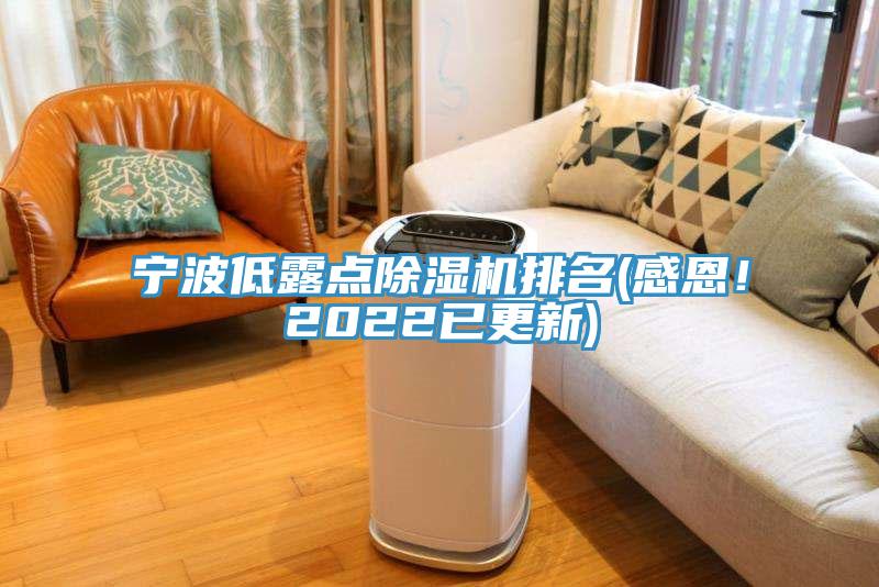 寧波低露點(diǎn)除濕機(jī)排名(感恩！2022已更新)