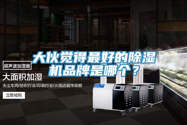 大伙覺得最好的除濕機(jī)品牌是哪個？