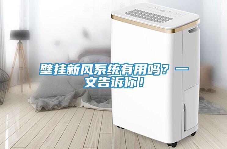 壁掛新風(fēng)系統(tǒng)有用嗎？一文告訴你！